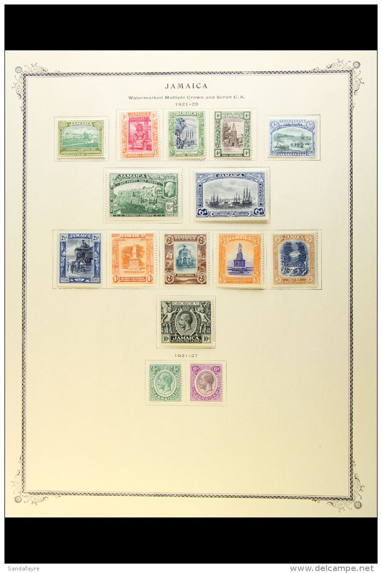 1912-35 MINT KGV COLLECTION An All Different, Very Fine Mint Collection Presented On Printed Pages. Includes... - Jamaica (...-1961)