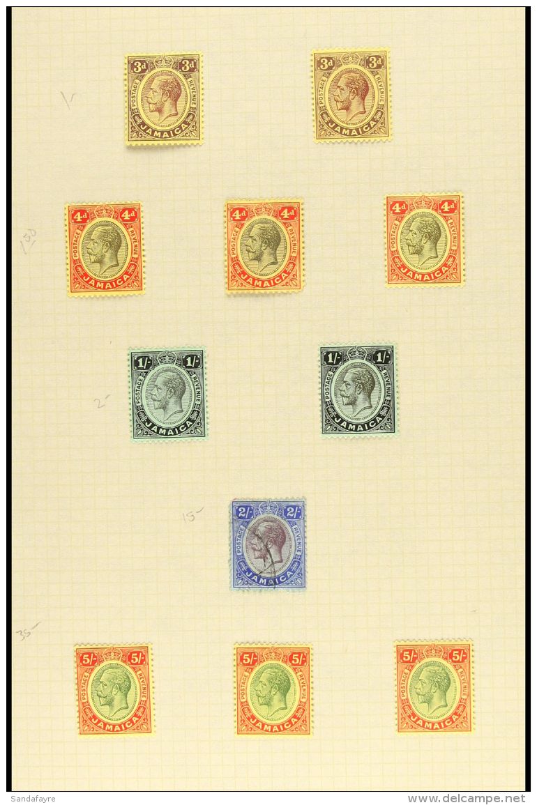 1860-1962 MINT AND USED COLLECTION Written Up On Leaves, Mainly Fine Condition. Note 1860-70 (wmk Pineapple) Range... - Jamaïque (...-1961)