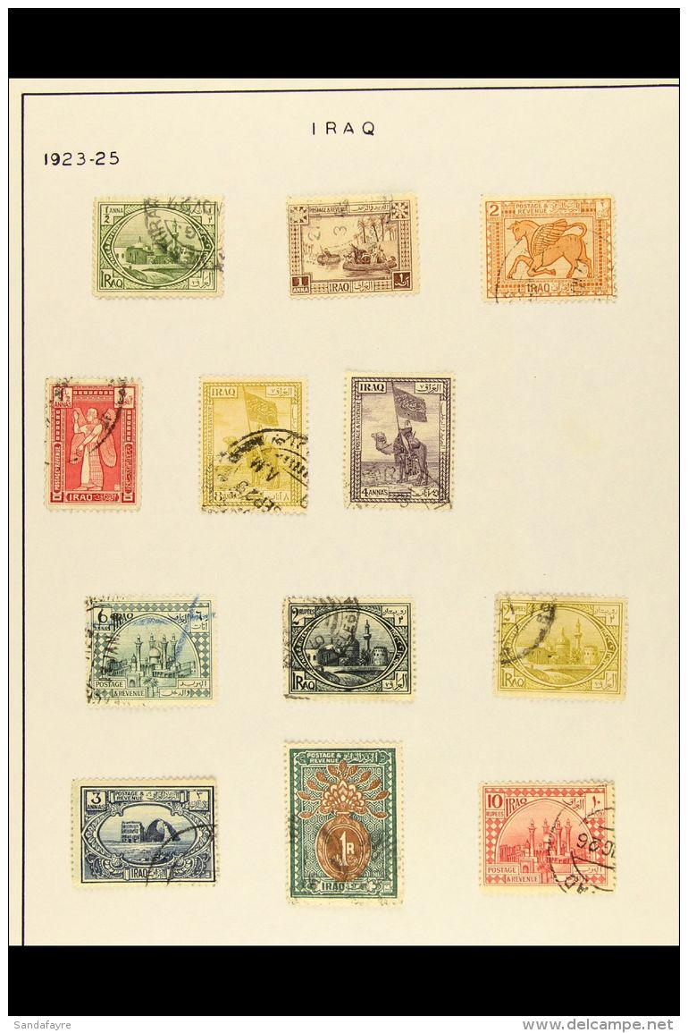 1923-1964 FINE USED  COLLECTION Presented On Album Pages. All Different And Inc 1923-25 Most Values To 10R, Useful... - Irak