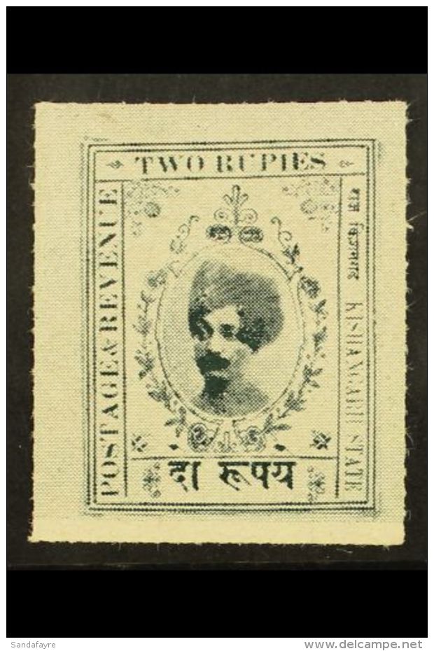 KISHANGARH 1913-16 2r Deep Green, SG 70, Very Fine Unused No Gum As Issued, Fresh. For More Images, Please Visit... - Andere & Zonder Classificatie