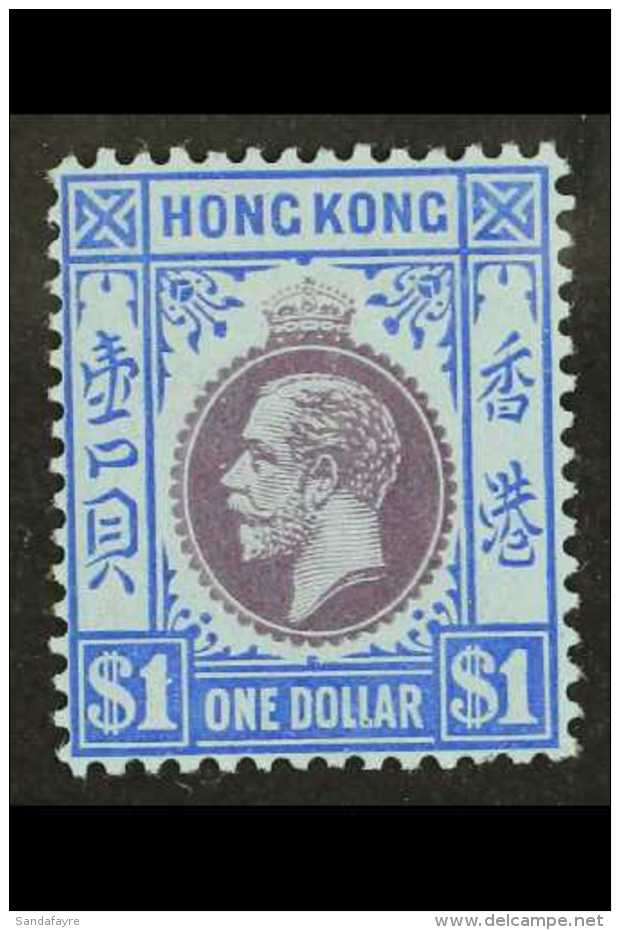 1912 $1 Purple And Blue / Blue, SG 112, Very Fine Lightly Hinged Mint. For More Images, Please Visit... - Andere & Zonder Classificatie