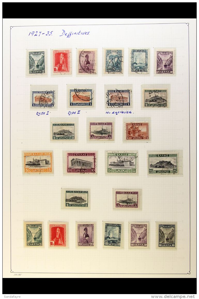 1927-1965 EXTENSIVE COLLECTION An Attractive Mint/nhm &amp; Used Collection, Presented Neatly In Mounts On Album... - Andere & Zonder Classificatie