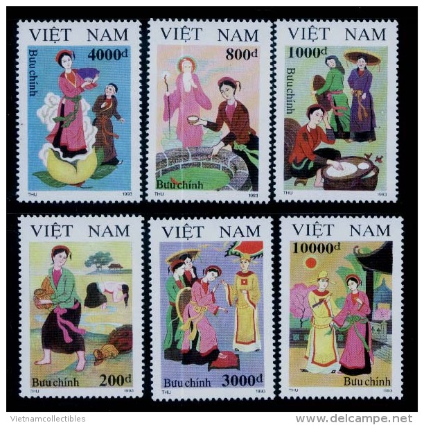 Vietnam Viet Nam MNH Perf Stamps 1993 : Tam Cam - Vietnamese Legend / Costume (Ms658) - Vietnam