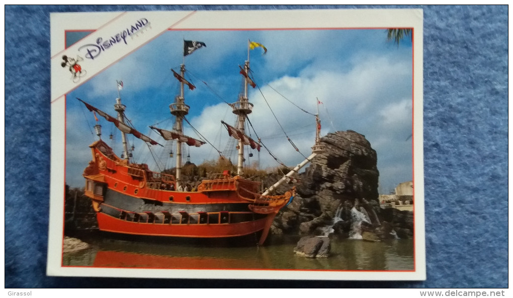 CPM DISNEY EURODISNEY ADVENTURELAND MICKEY BATEAU PIRATE - Disneyland