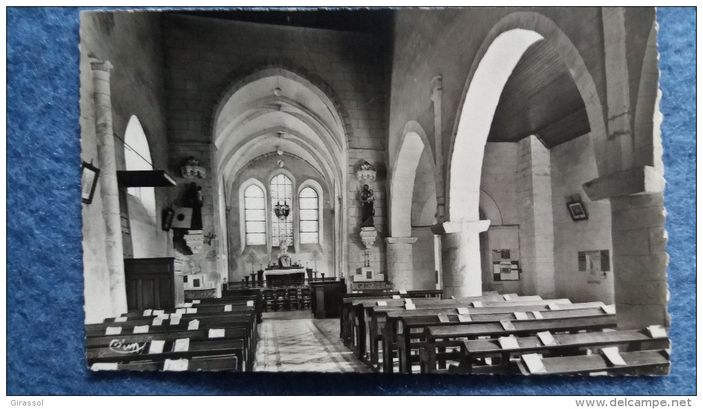 CPSM EGRISELLES LE BOCAGE YONNE INTERIEUR DE L EGLISE CIM 1965 - Egriselles Le Bocage