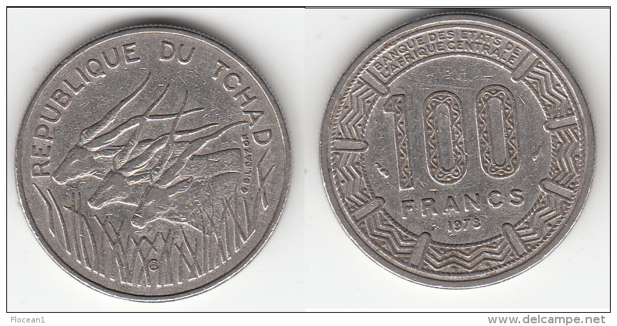 **** TCHAD - CHAD - REPUBLIQUE DU TCHAD - 100 FRANCS 1978 **** EN ACHAT IMMEDIAT !!! - Tsjaad