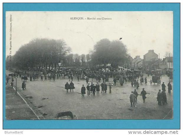 CPA - Marché Aux Chevaux ALENCON 61 - Alencon