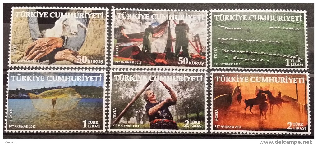 Turkey, 2012, Mi: 3988/93 (MNH) - Unused Stamps