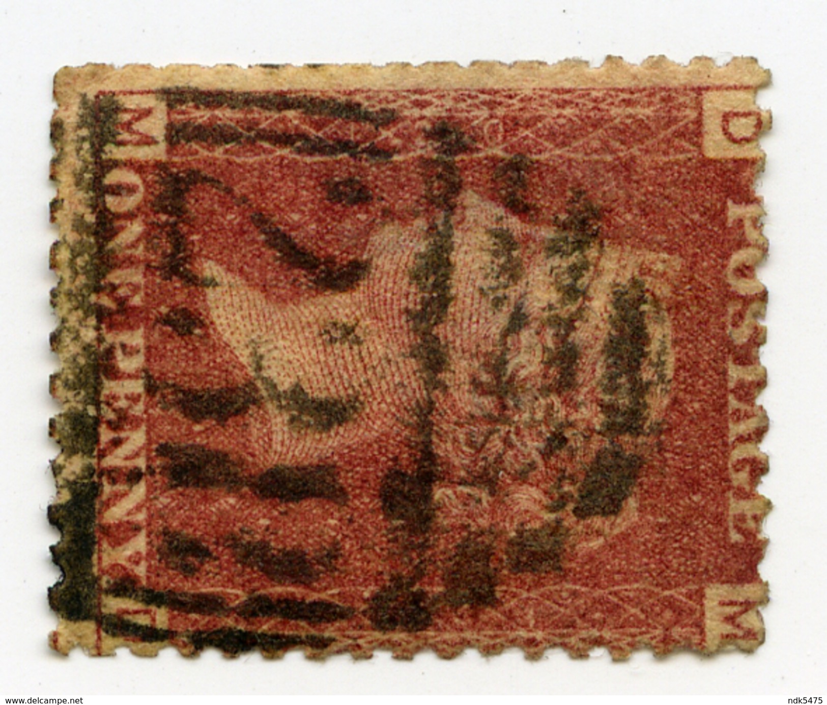 QV PENNY REDS : SET OF 5 (MIXED PLATES) - Used Stamps