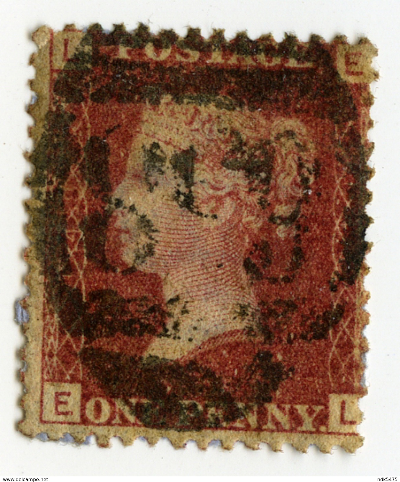 QV PENNY REDS : SET OF 5 (MIXED PLATES) - Used Stamps