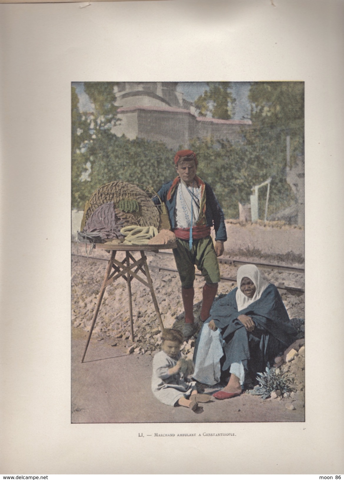 TURQUIE - 8 AQUARELLES -  Fascicule  AUTOUR DU MONDE - TYPES ET MOEURS - 1801-1900