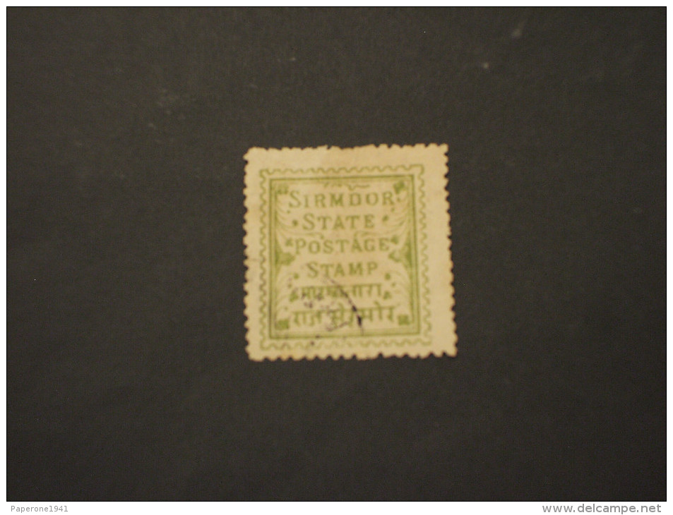 SIRMOOR - 1879/80 Scritte  1 Pa. - TIMBRATO/USED - Sirmoor