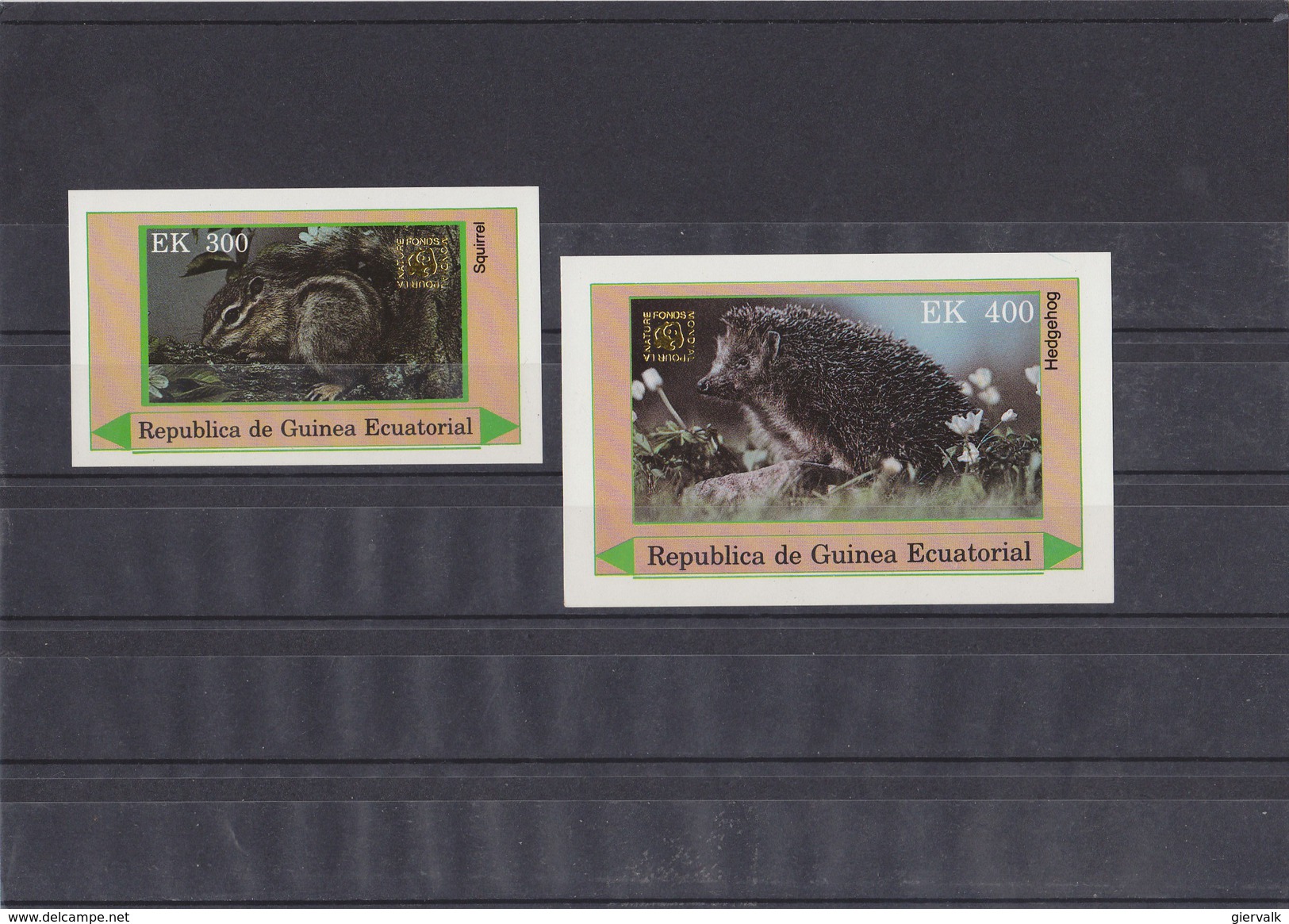 GUINEA EQUATORIAL 1978 WWF 2 Blocks MNH With Mammals. - Unused Stamps