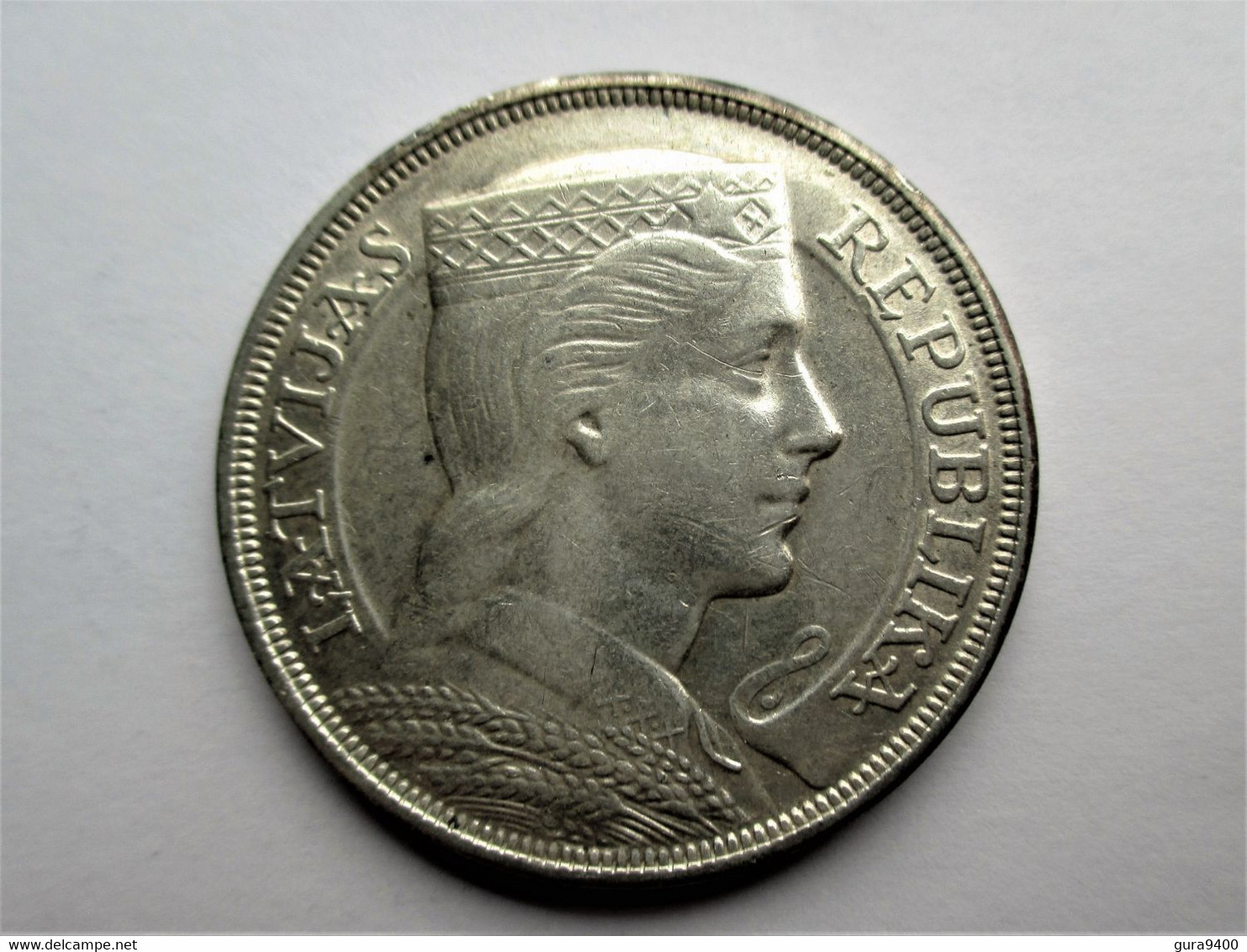 Latvia 5 Lati 1932 - Lettonie