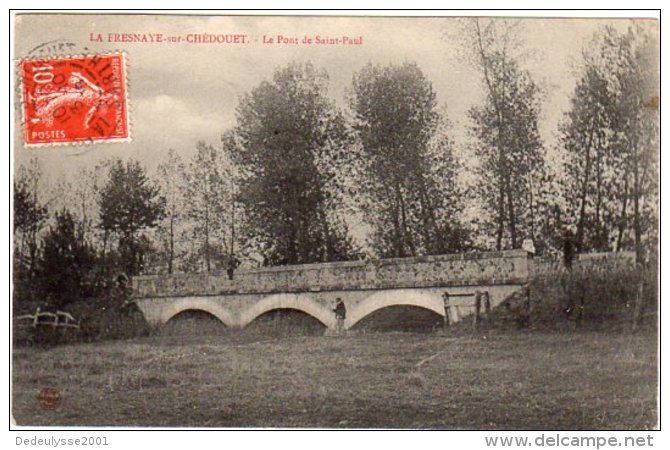 Oct16    7276764  La Fresnaye Sur Chédouet   Le Pont De St Paul - La Fresnaye Sur Chédouet