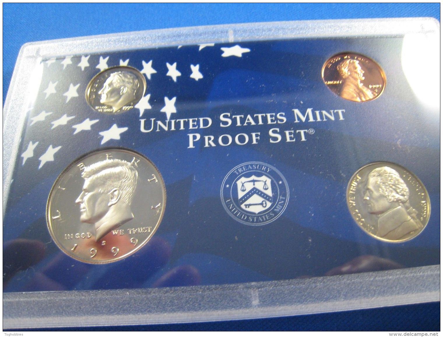 6 UNITED STATES BLUE/WHITE BOX (2000s) PROOF SETS            (erps20-25) - Proof Sets