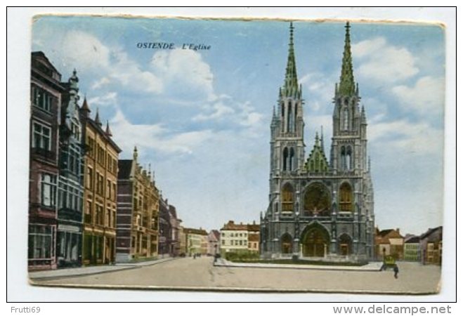 BELGIUM - AK284220 Ostende - L'Eglise - Oostende