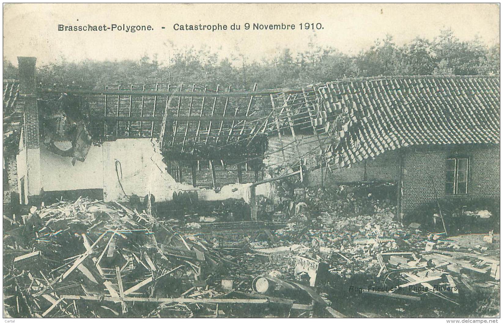 BRASSCHAET-POLYGONE - Catastrophe Du 9 Novembre 1910 - Brasschaat