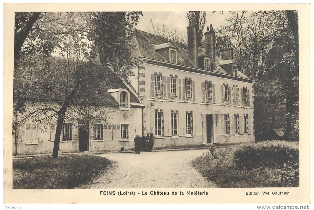 FEINS CHATEAU DE LA MALETERIE 45 - Autres & Non Classés