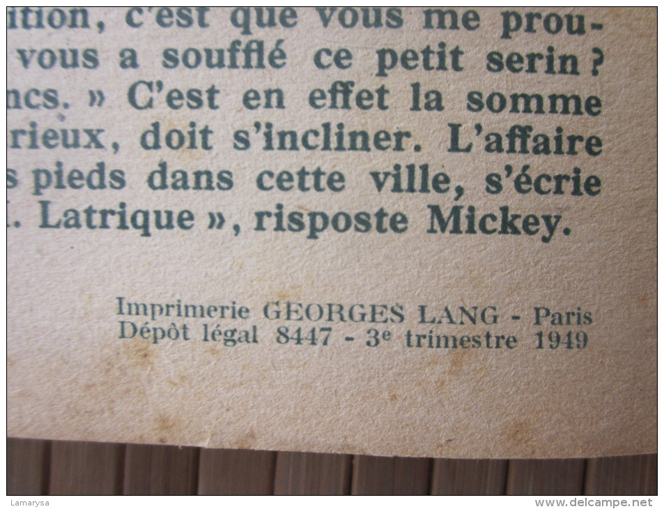 1935 Livre enfant-Collector WALT‎-DISNEY ‎MICKEY JOCKEY‎ ‎HACHETTE .Broché. Etat d'usage. Couv. légèr. passée cote 6o€