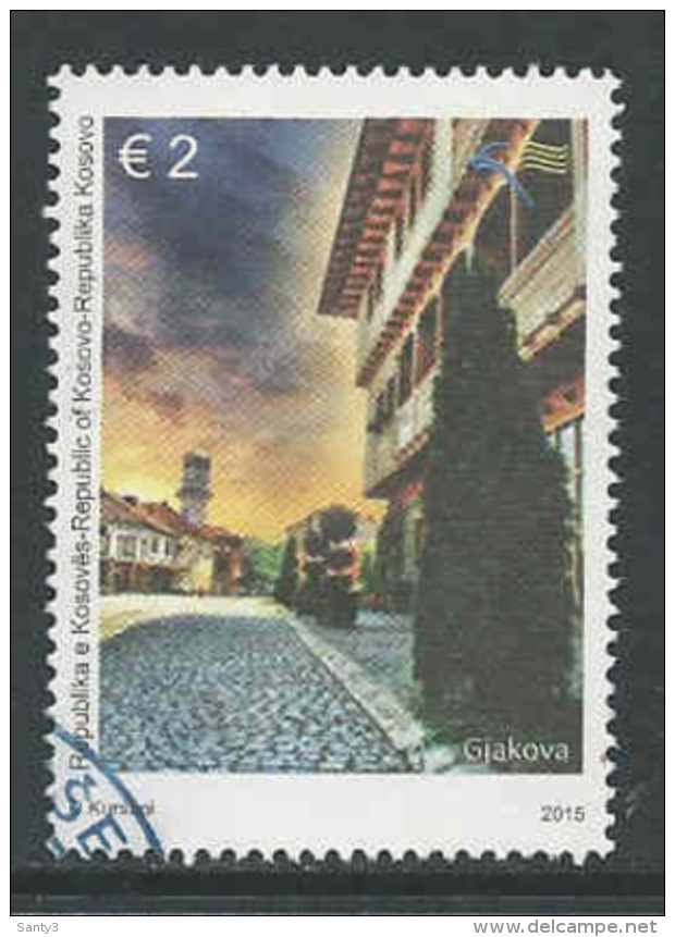 Kosovo, Mi 301 Jaar 2015,  Hoge Waarde, Gestempeld, Zie Scan - Kosovo