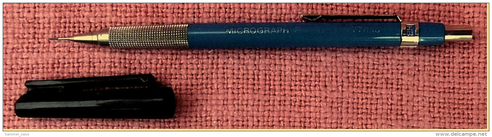Seltener Staedtler Micrograph F 77015 Bleistift / Druckbleistift - 0,5 Mm - Blau - Schrijfgerief