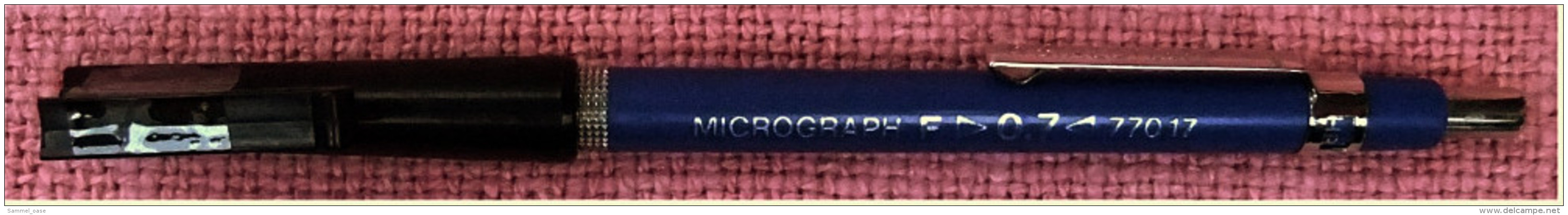 Seltener Staedtler Micrograph F 77017 Bleistift / Druckbleistift - Mechanical Pencil 0,7 Mm - Blau - Schreibgerät