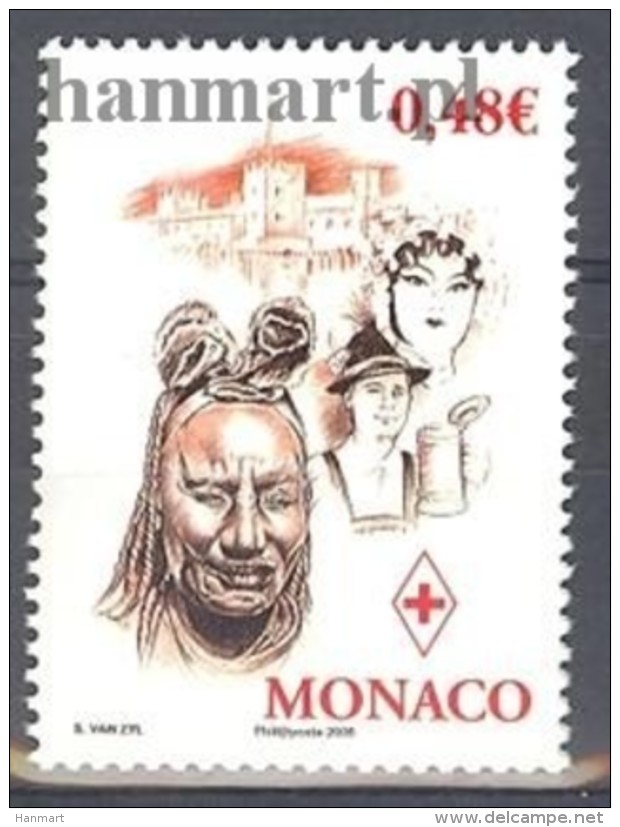 Monaco 2006 Mi 2814 MNH -  Indians Red Cross Castels And Palaces Others  ( ZE1 MNC2814 ) - Indianer