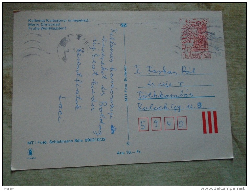 D141190 HUNGARY-Postal Stationery  Postcard - 5  Ft  Nr. 890210/32  Book  Missale  Bible - Ganzsachen