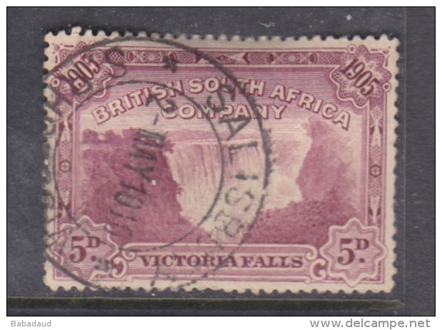 Southern Rhodesia 1905, "Falls2 5d Claret, Perf 14,  Used SALISBURY C.d.s. - Southern Rhodesia (...-1964)