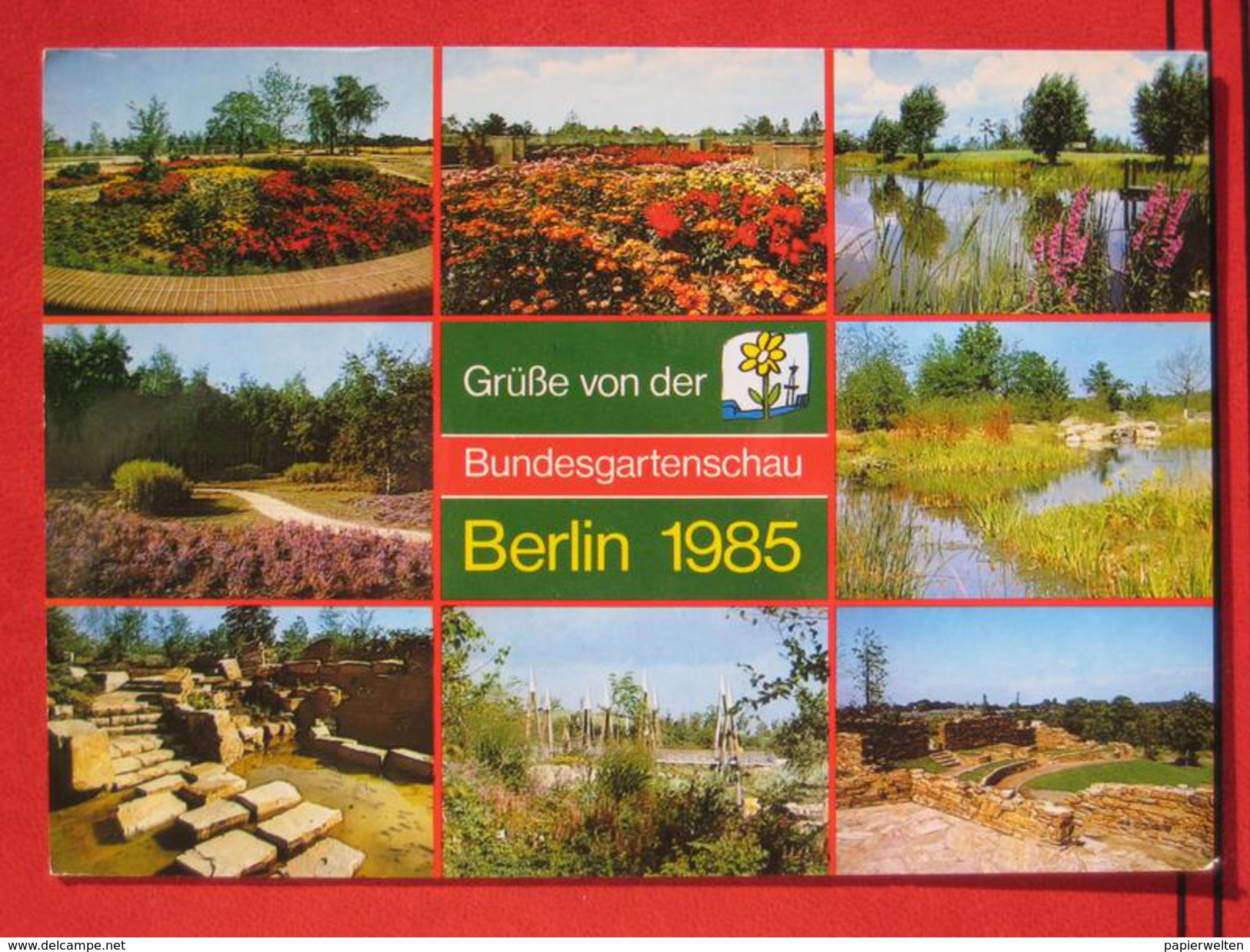 Berlin Britz - Mehrbildkarte Grüsse Von Der Bundesgartenschau Berlin 1985 - Neukoelln