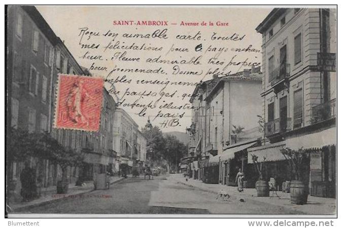 CPA Gard Circulé Saint AMBROIX - Saint-Ambroix
