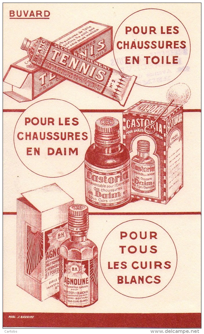 Buvard  Produits Pour Les Chaussures En Toile , Daim Et Cuirs - Wash & Clean