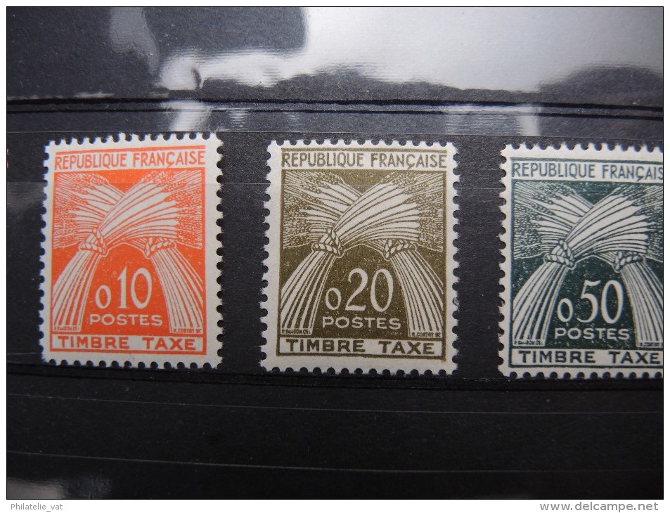FRANCE - Taxe N° 90 à 94 Luxes - A Voir – P19401 - 1960-.... Mint/hinged
