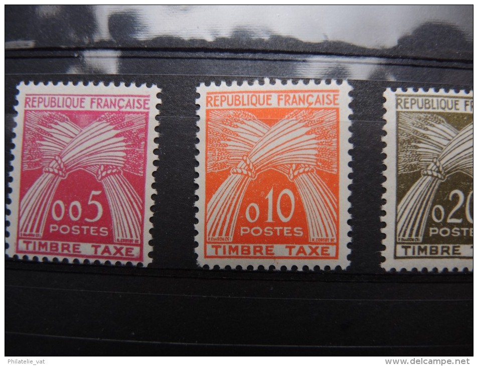 FRANCE - Taxe N° 90 à 94 Luxes - A Voir – P19401 - 1960-... Ungebraucht