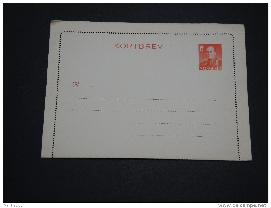 NORVÈGE - Entier Postal Non Voyagé - A Voir - L 4367 - Postwaardestukken