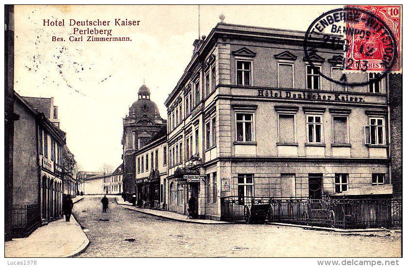 PERLEBERG / HOTEL DEUTSCHER KAISER / RARE ++ - Perleberg
