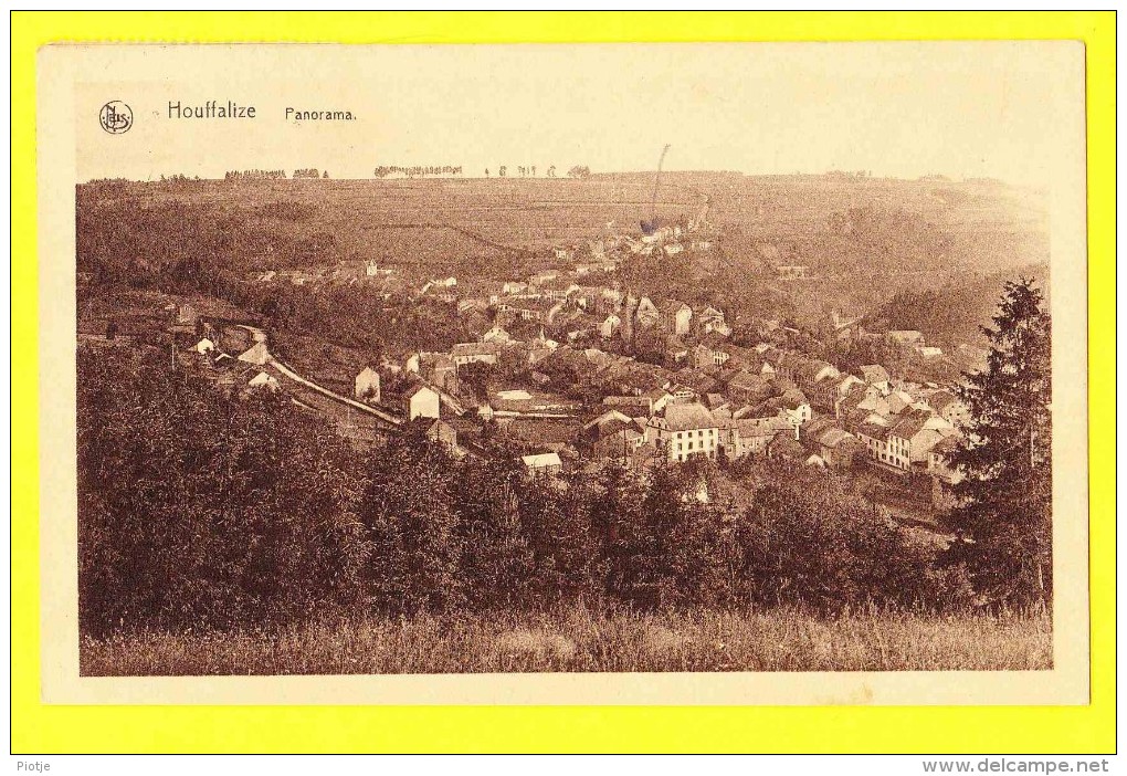 * Houffalize (Luxembourg - La Wallonie) * (Nels, Série 11, Nr 10) Panorama, Vue Générale, TOP, Rare, Old, Unique - Houffalize