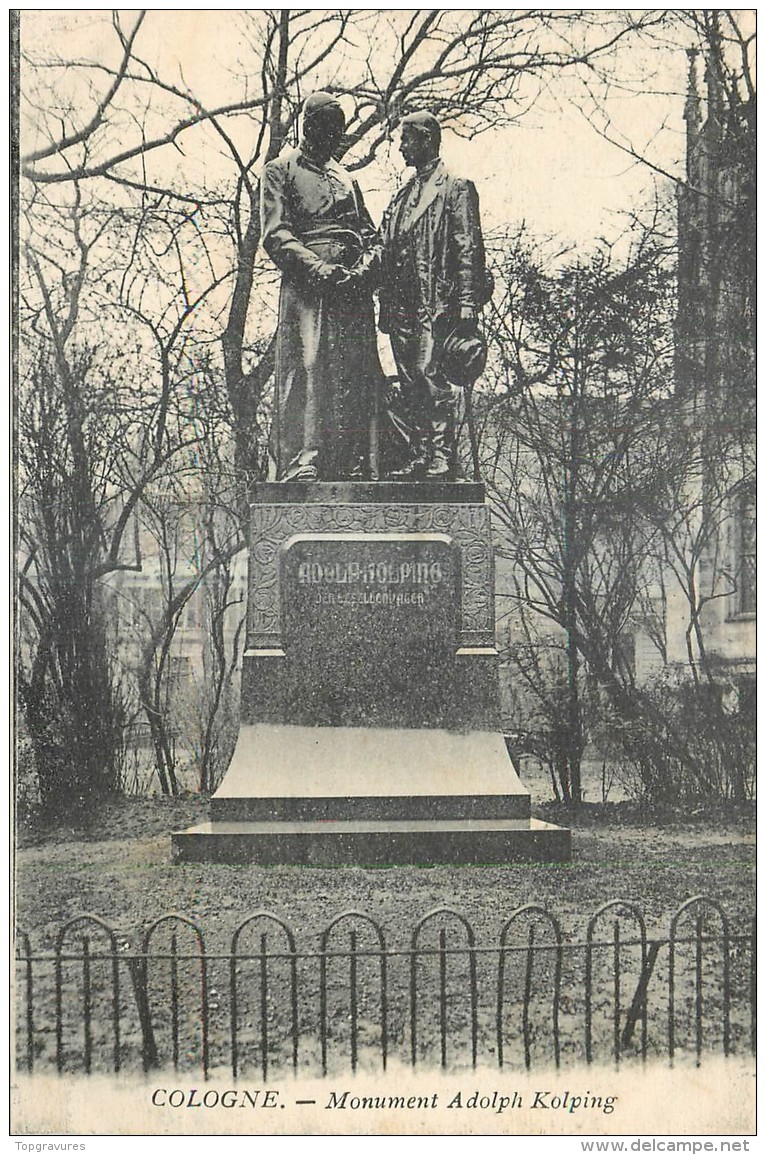 ALLEMAGNE Cologne Monument Adolph Kolping - Altri & Non Classificati