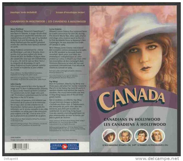 Canada 2006 MH 326 - M2332 /35 **  Mary Pickford, Lorne Green, Fay Wray, John Candy - Canadian Film Actor In Hollywood - Schauspieler