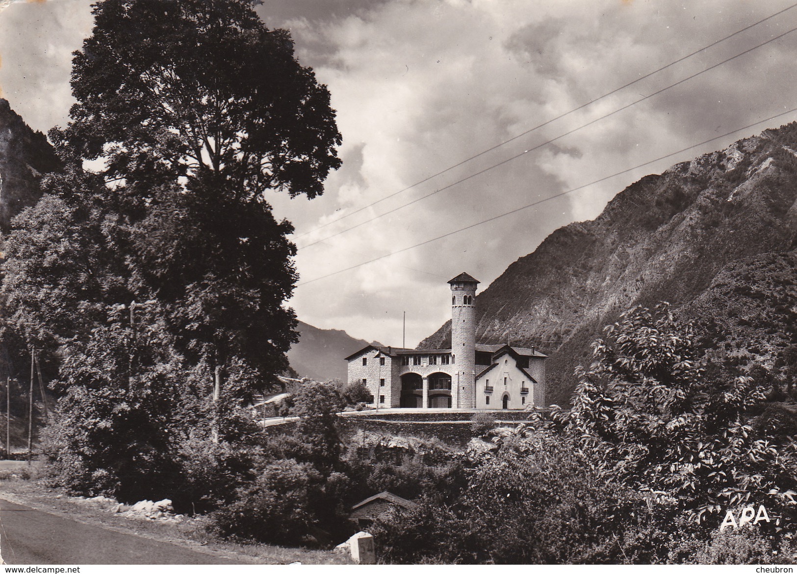 ANDORRE. ENCAMP. POSTE EMETTEUR DE RADIO ANDORRE. AFFRANCHIE ANNÉE 1958 - Andorra