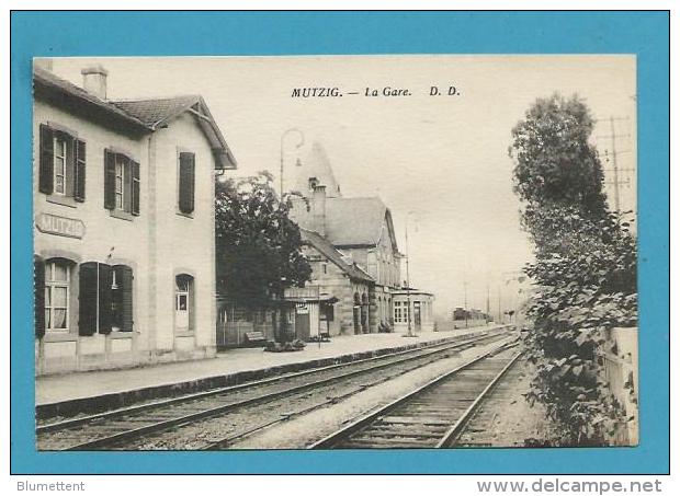 CPA - Chemin De Fer La Gare MUTZIG 67 - Mutzig