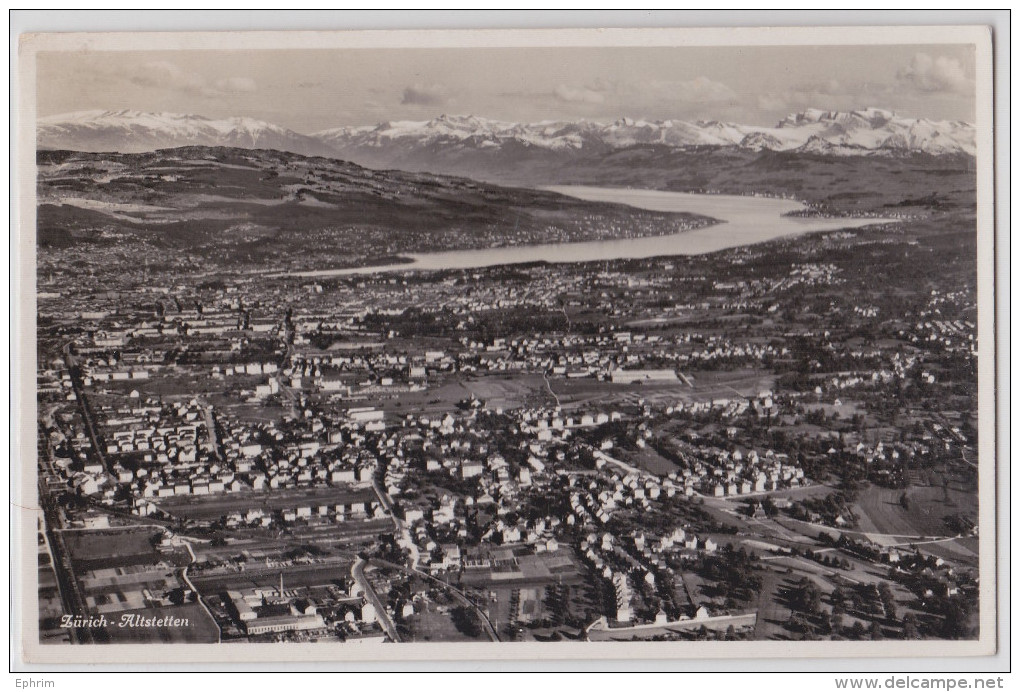 ZÜRICH - Altstetten - Vue Aérienne - Affranchissement 1938 - Altstetten