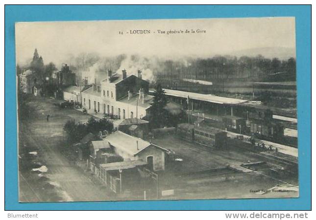 CPA 14 - Chemin De Fer La Gare LOUDUN 86 - Loudun