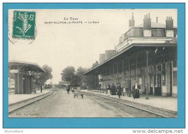 CPA - Chemin De Fer La Gare ST-SULPICE-LA-POINTE 81 - Saint Sulpice