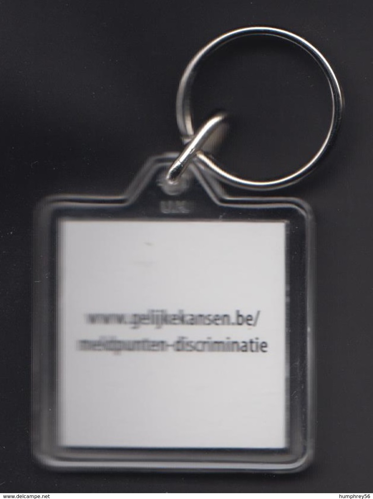 DISCRIMINATIE/DISCRIMINATION - Sleutelhanger/Porte-clef/Schlüsselanhänger/Keyring - Andere & Zonder Classificatie