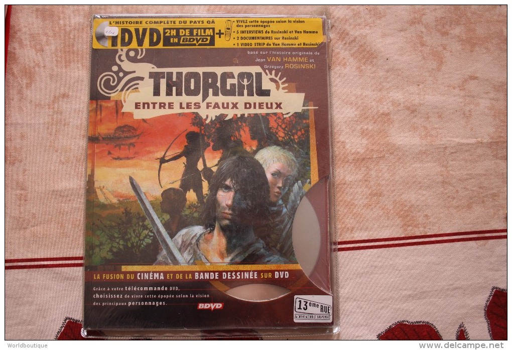 BD THORGAL Entre Les Faux Dieux + 1 DVD Neuf Encore Emballé - Thorgal