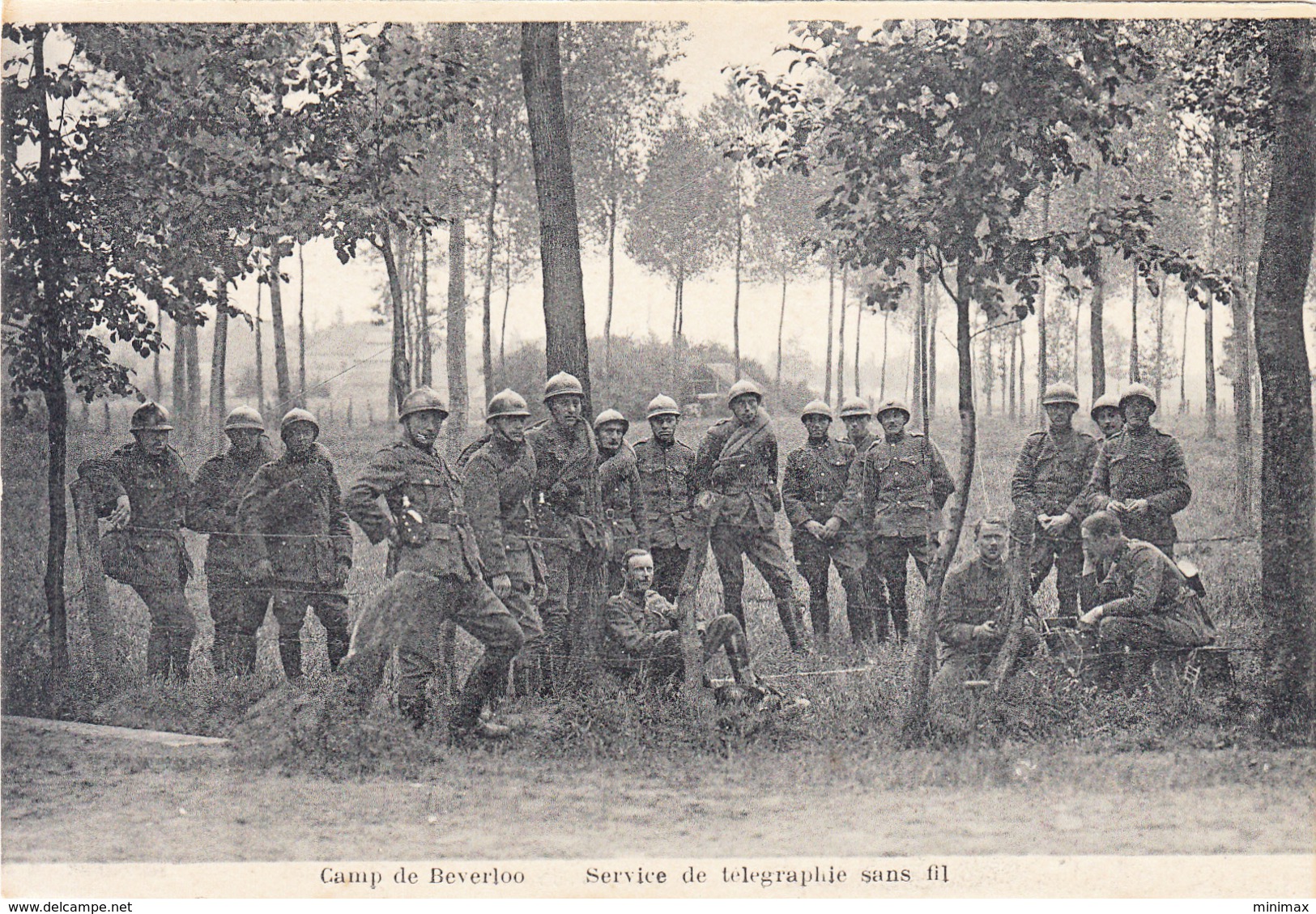 Camp De Beverloo - Service De Télégraphie Sans Fil - Manoeuvres