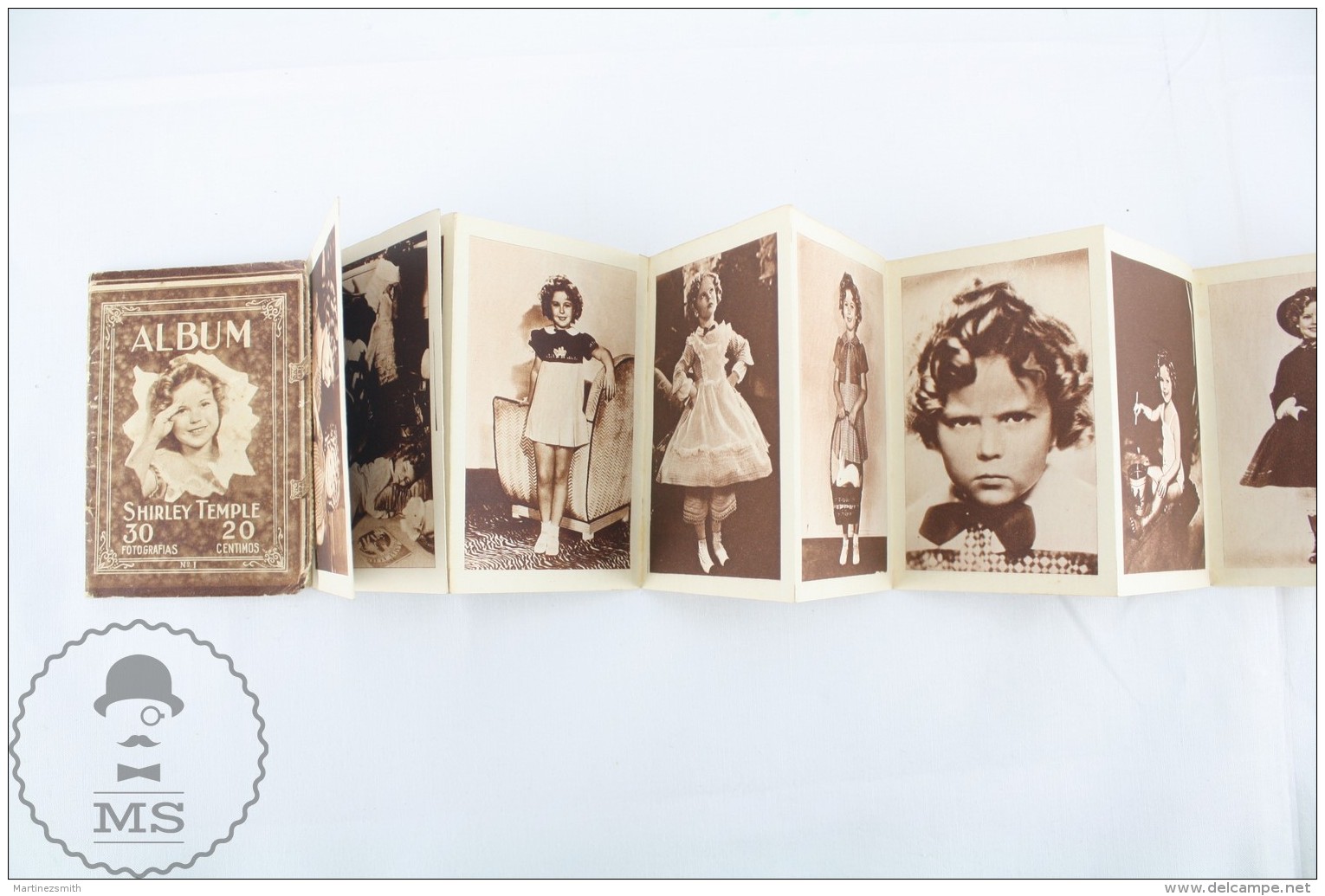 Old Trading Card Folder/ Chromo Topic/ Theme Cinema/ Movie - Actress: Shirley Temple - Sonstige & Ohne Zuordnung