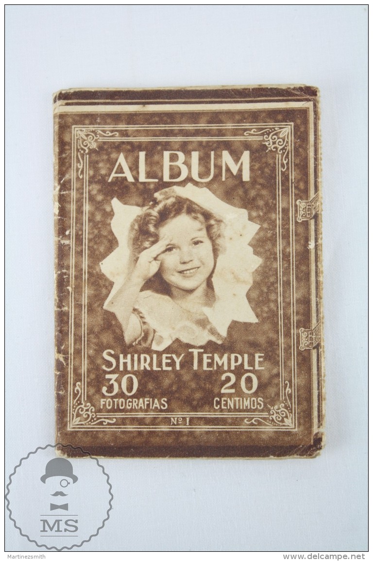 Old Trading Card Folder/ Chromo Topic/ Theme Cinema/ Movie - Actress: Shirley Temple - Sonstige & Ohne Zuordnung